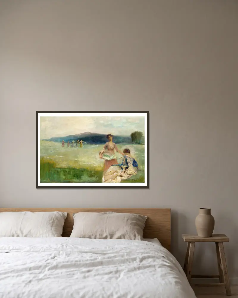 Jaro, Thomas Wilmer Dewing v rámu na stěně
