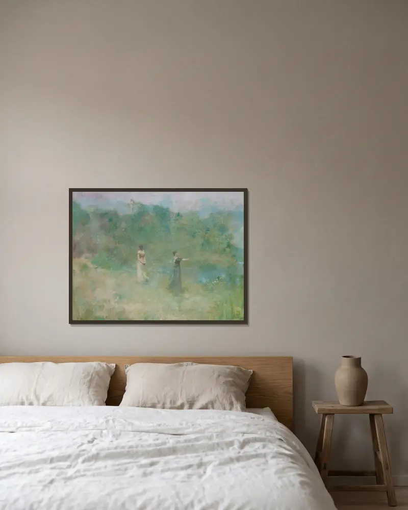 Léto, Thomas Wilmer Dewing v rámu na stěně