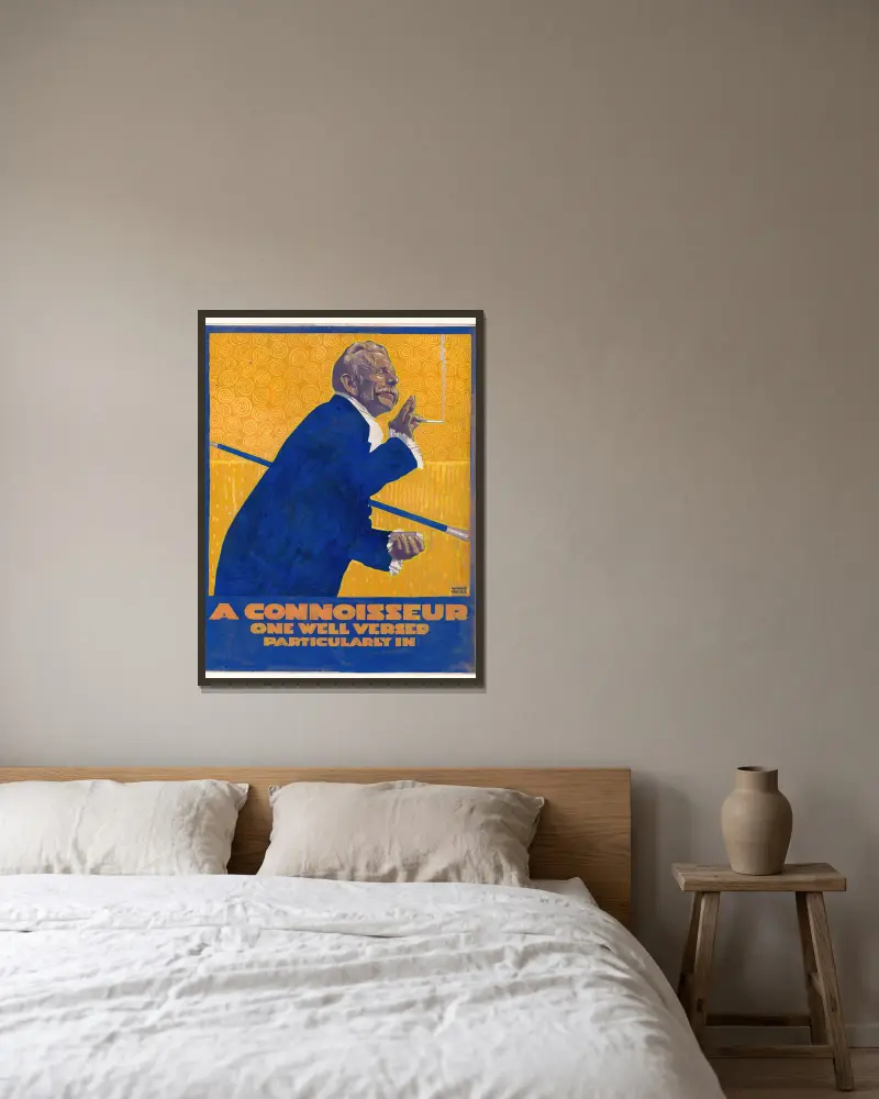 Ein Kenner von Winold Reiss gerahmt an einer Wand