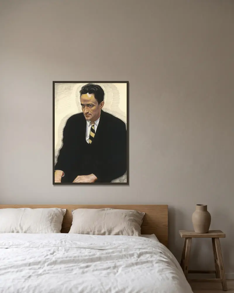 Jean Toomer von Winold Reiss gerahmt an einer Wand