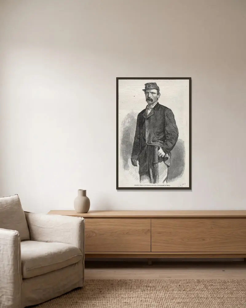 Colonel Wilson, of Wilson’s Brigade av Winslow Homer inramad på en vägg