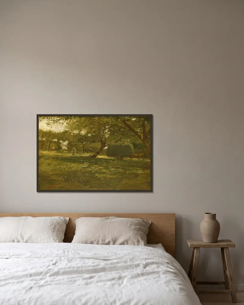 Scena żniw, Winslow Homer w ramie na ścianie
