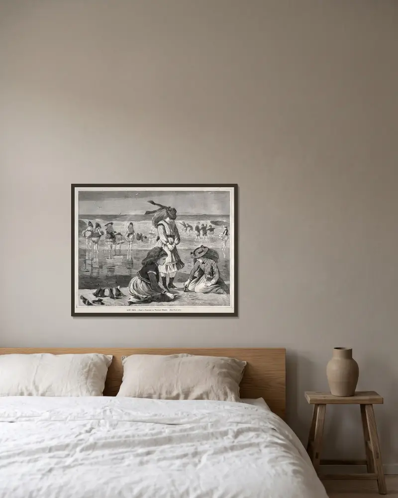 Ebbe von Winslow Homer gerahmt an einer Wand