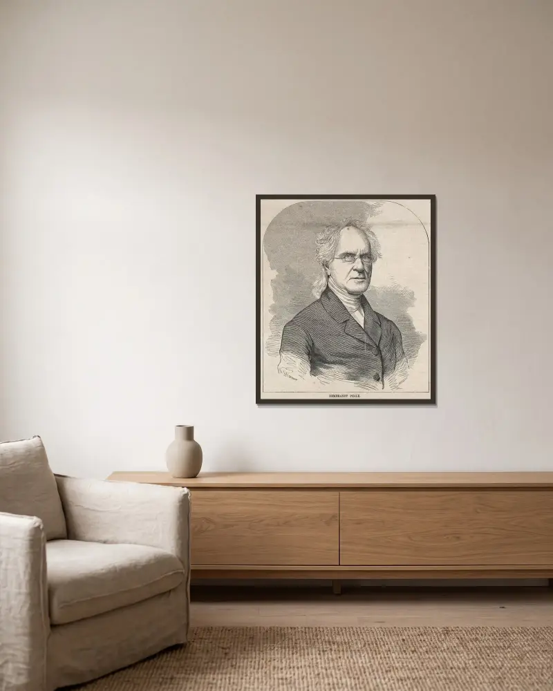 Rembrandt Peale av Winslow Homer inramad på en vägg