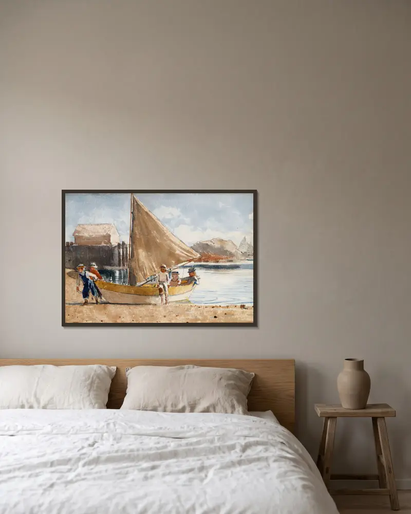 Letní čas, Winslow Homer v rámu na stěně