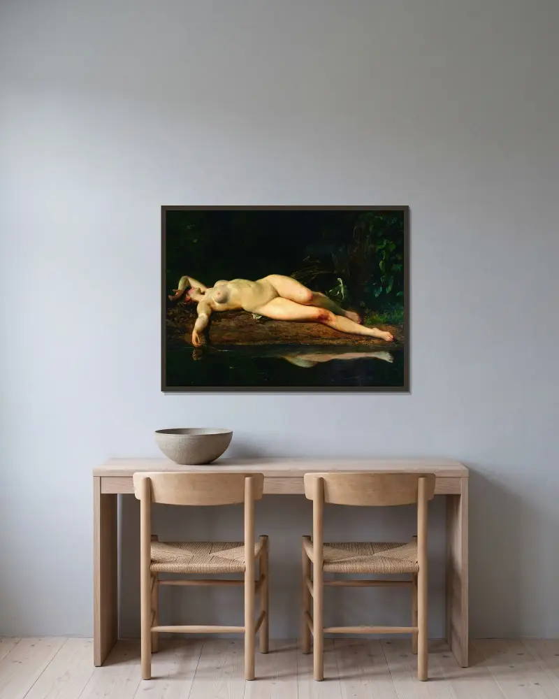 Ruhend von Wojciech Gerson gerahmt an einer Wand