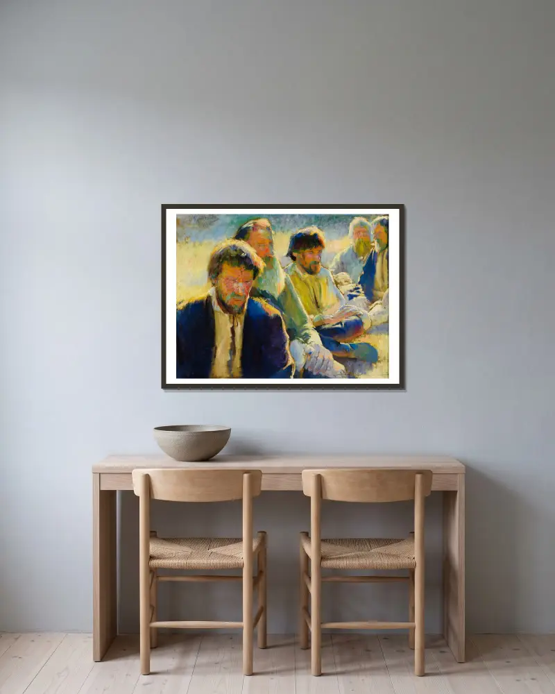 Dziady (Dušičky), Leon Wyczółkowski v rámu na stěně