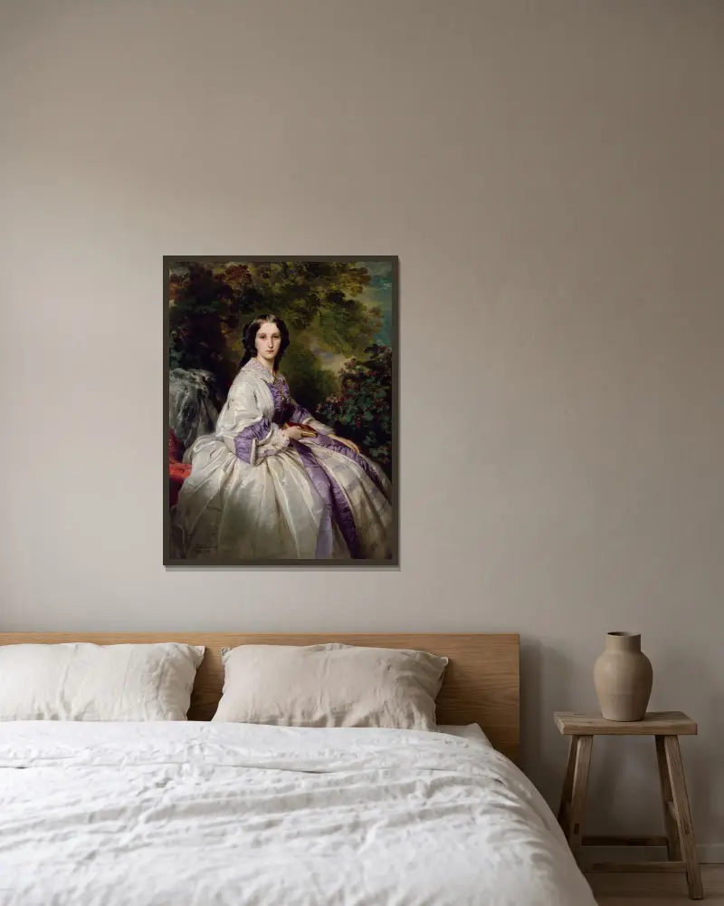 Countess Alexander Nikolaevitch Lamsdorff av Franz Xaver Winterhalter inramad på en vägg