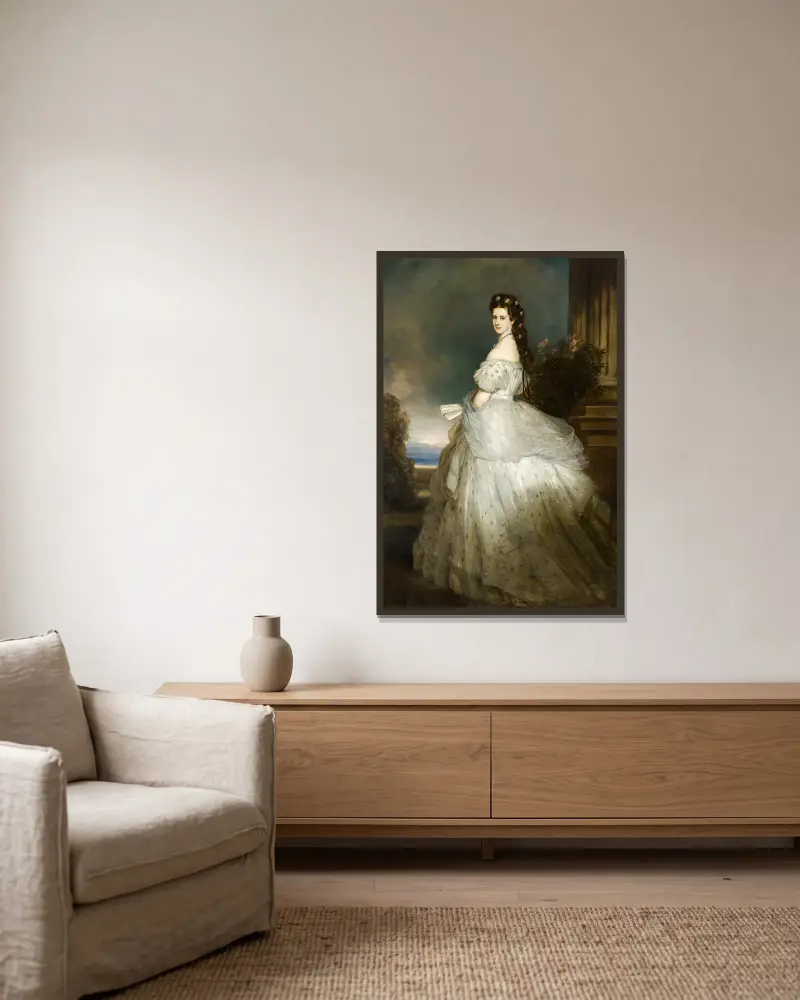 Císařovna Alžběta, Franz Xaver Winterhalter v rámu na stěně
