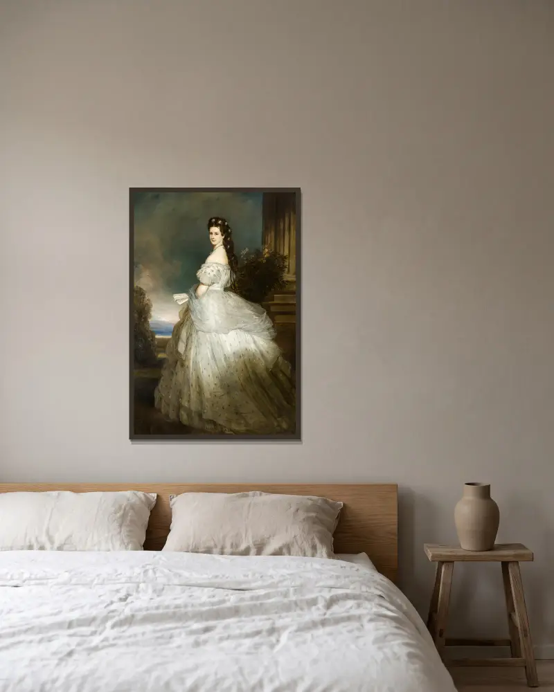 Císařovna Alžběta, Franz Xaver Winterhalter v rámu na stěně