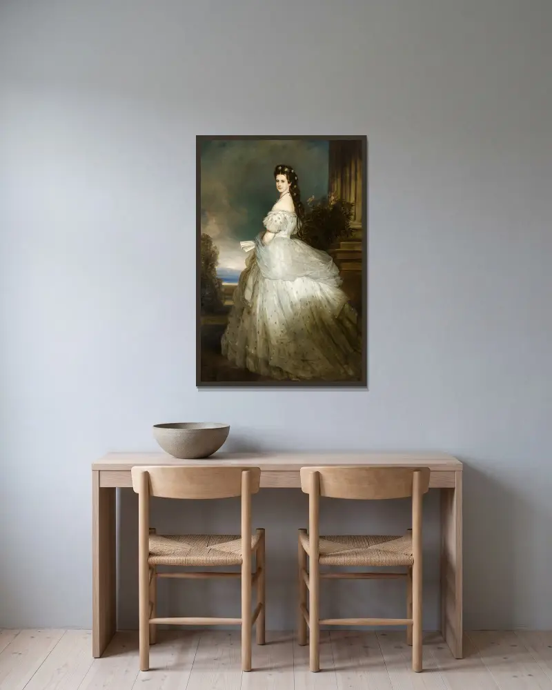 Císařovna Alžběta, Franz Xaver Winterhalter v rámu na stěně
