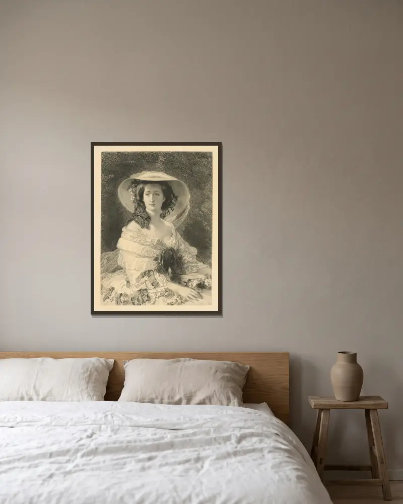 Císařovna Evženie, Franz Xaver Winterhalter v rámu na stěně