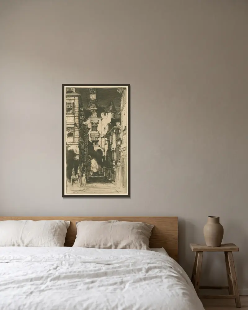 Amboise von David Young Cameron gerahmt an einer Wand