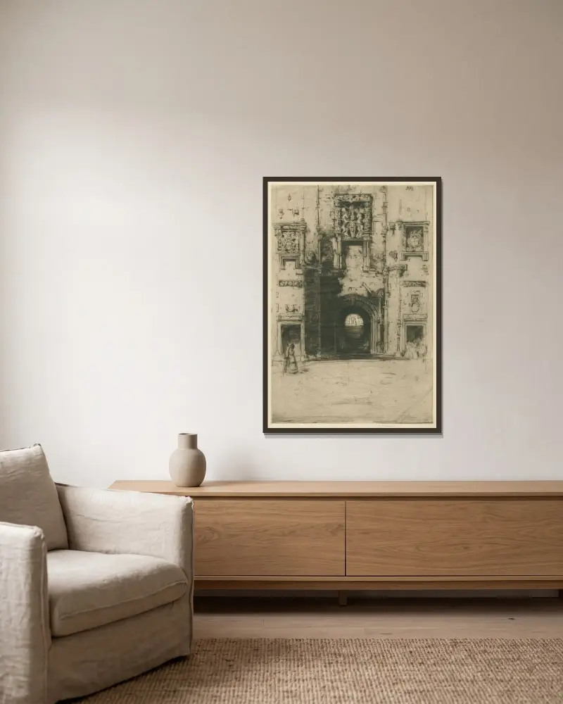 Mar’s Work, Stirling von David Young Cameron gerahmt an einer Wand