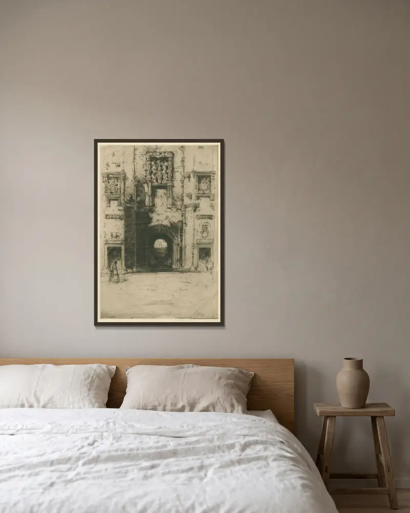 Mar’s Work, Stirling von David Young Cameron gerahmt an einer Wand