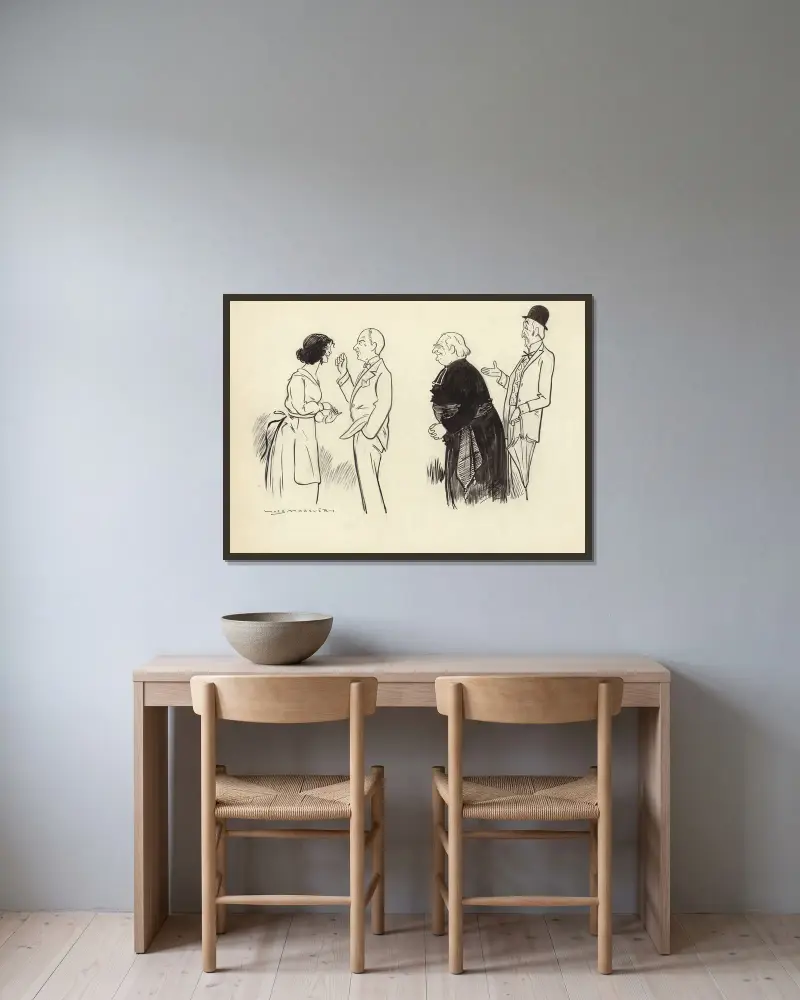 En ung man som tar sitt liv av Georges Berr av Yves Marevéry inramad på en vägg