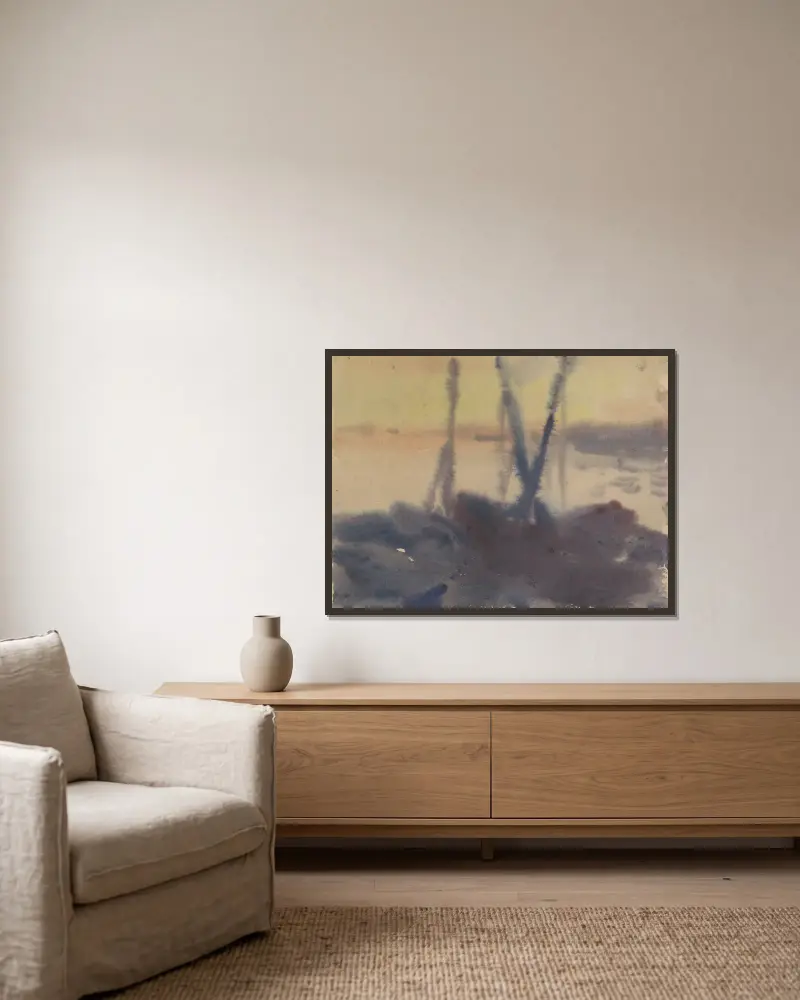 Boote von Zolo Palugyay gerahmt an einer Wand