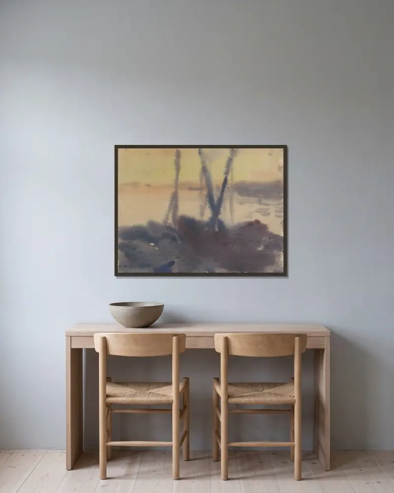 Boote von Zolo Palugyay gerahmt an einer Wand