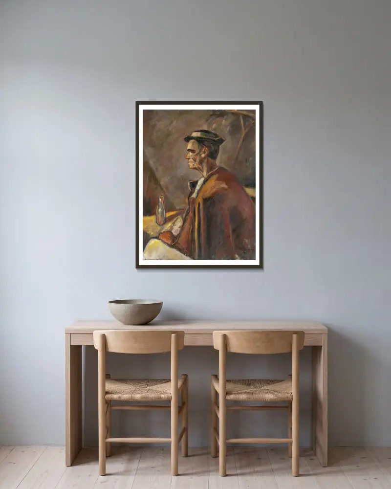 Spritdrycker, Zolo Palugyay v rámu na stěně