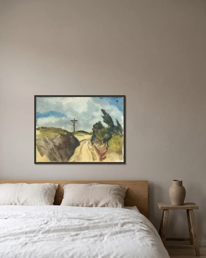 Hlboká Road av Zolo Palugyay inramad på en vägg