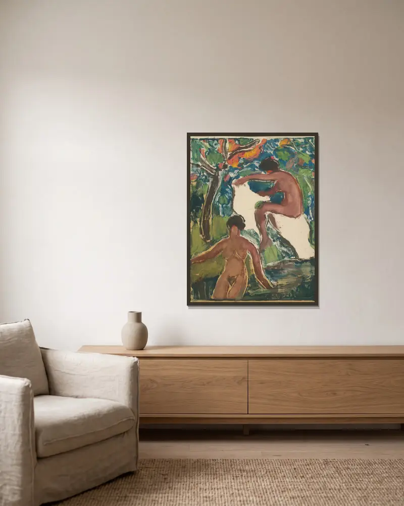 Das Bad von Zolo Palugyay gerahmt an einer Wand