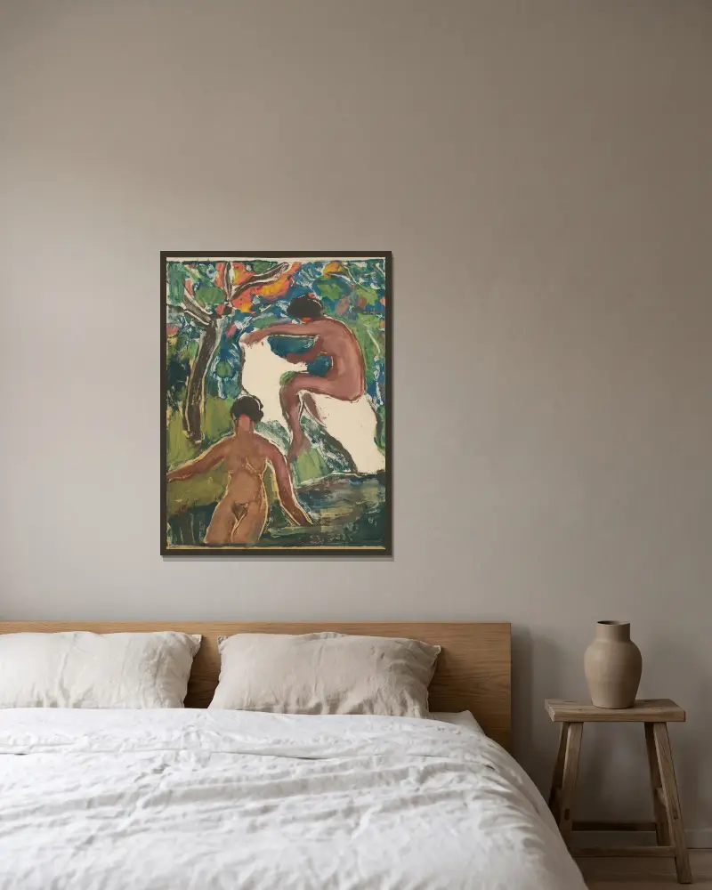 Das Bad von Zolo Palugyay gerahmt an einer Wand