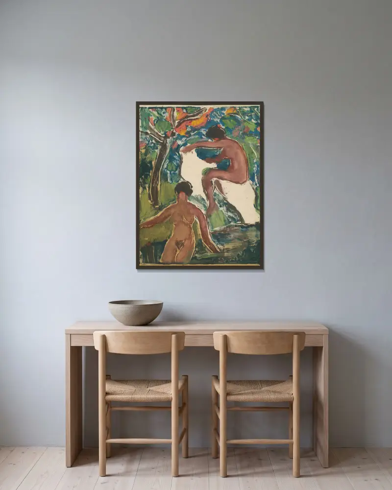 Das Bad von Zolo Palugyay gerahmt an einer Wand