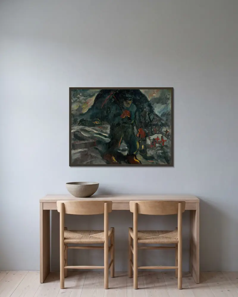 Horník, Zolo Palugyay v rámu na stěně