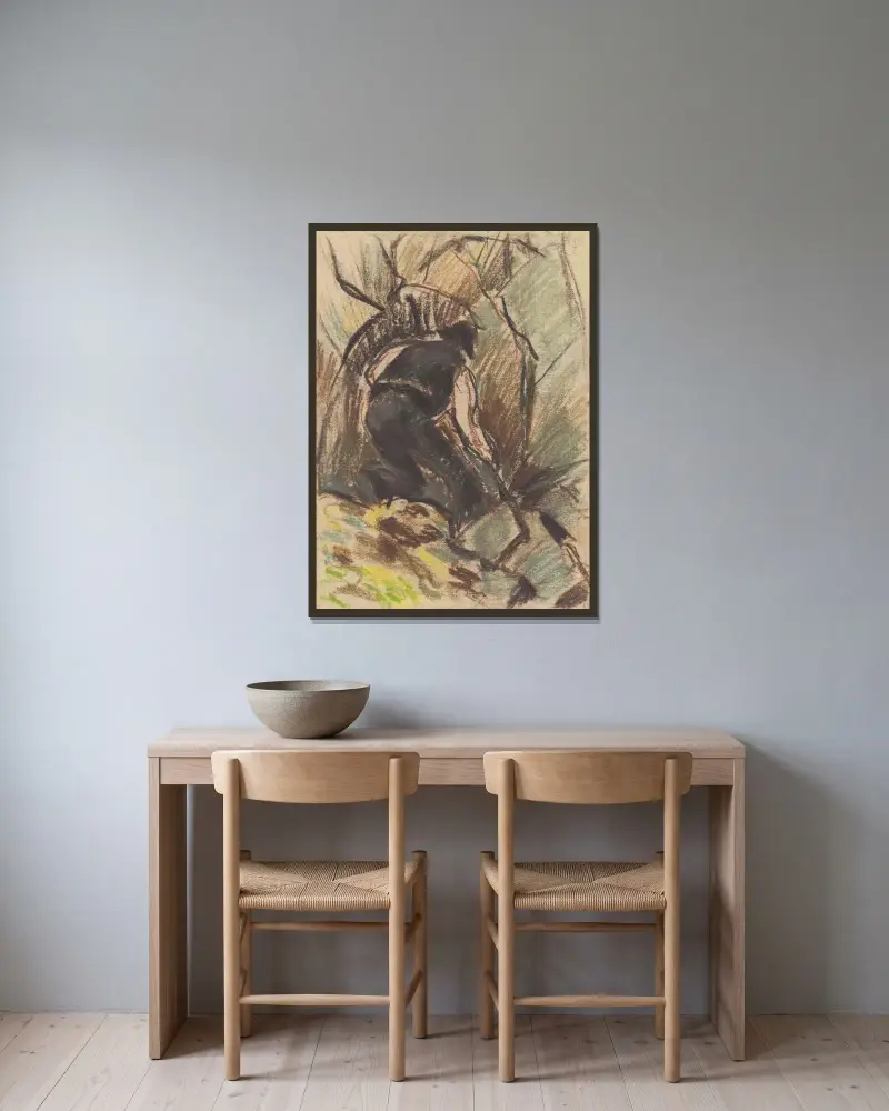 Mower av Zolo Palugyay inramad på en vägg