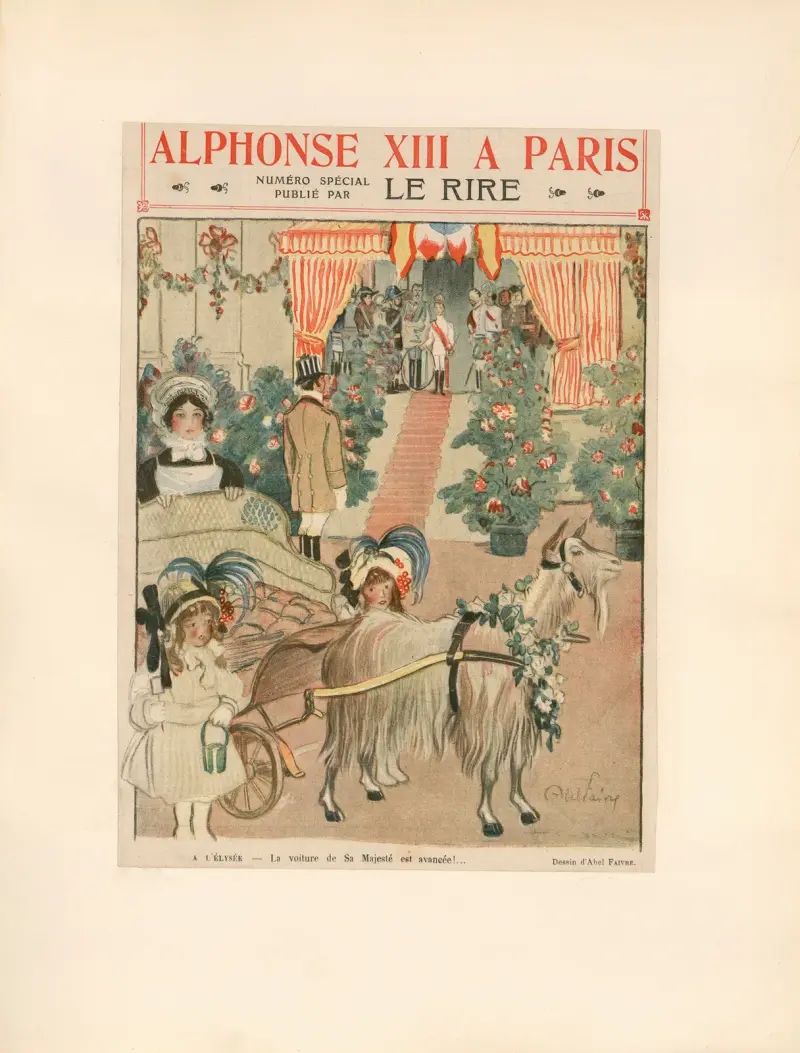 Alphonse XIII. in Paris von Abel Faivre