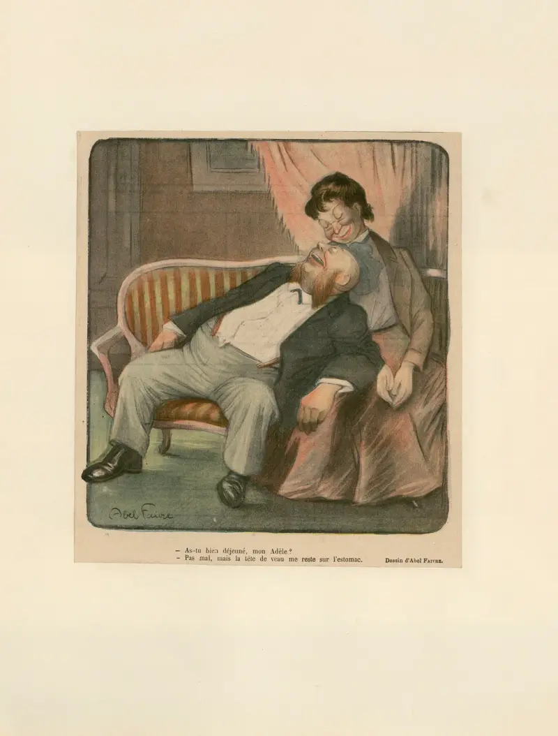 As-tu bien déjeuné, mon Adèle av Abel Faivre
