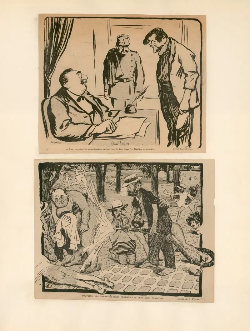 Moi, monsieur le commissaire – Souvenir des Champs-Elysées von Abel Faivre