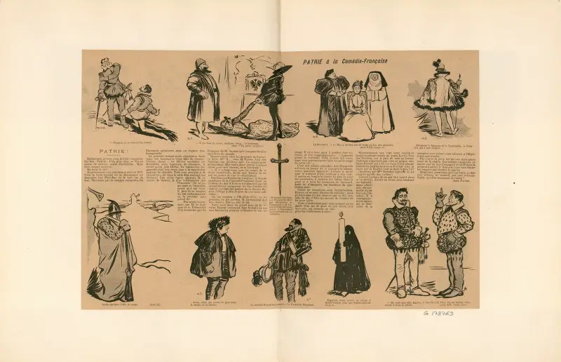 Patrie, à la Comédie Française av Abel Faivre