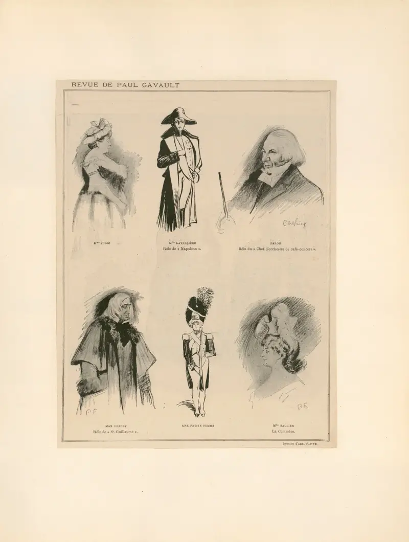 Revue de Paul Gavault av Abel Faivre