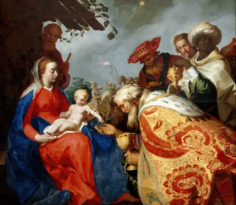 Adoration of the Magi av Abraham Bloemaert