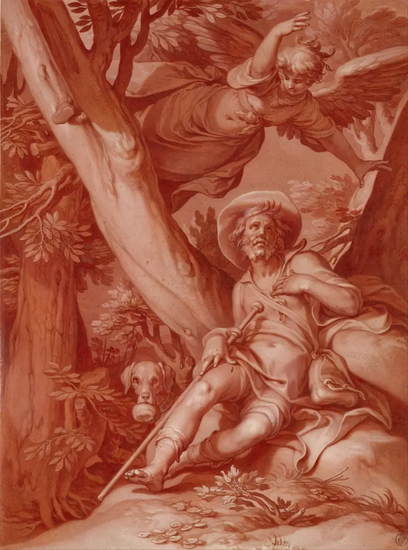 Święty Roch, Abraham Bloemaert
