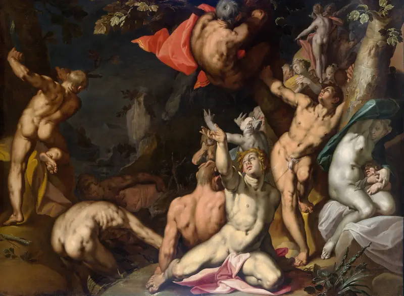 Syndafloden av Abraham Bloemaert