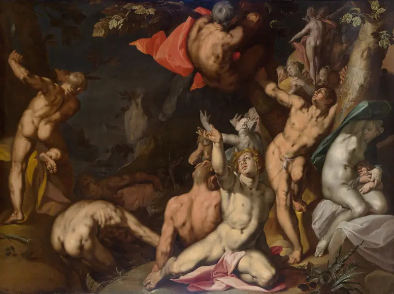 Die Sintflut von Abraham Bloemaert