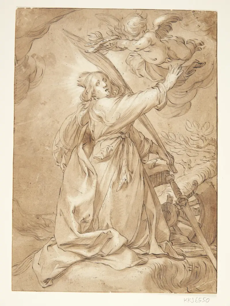 The martyrdom of Saint Catherine av Abraham Bloemaert