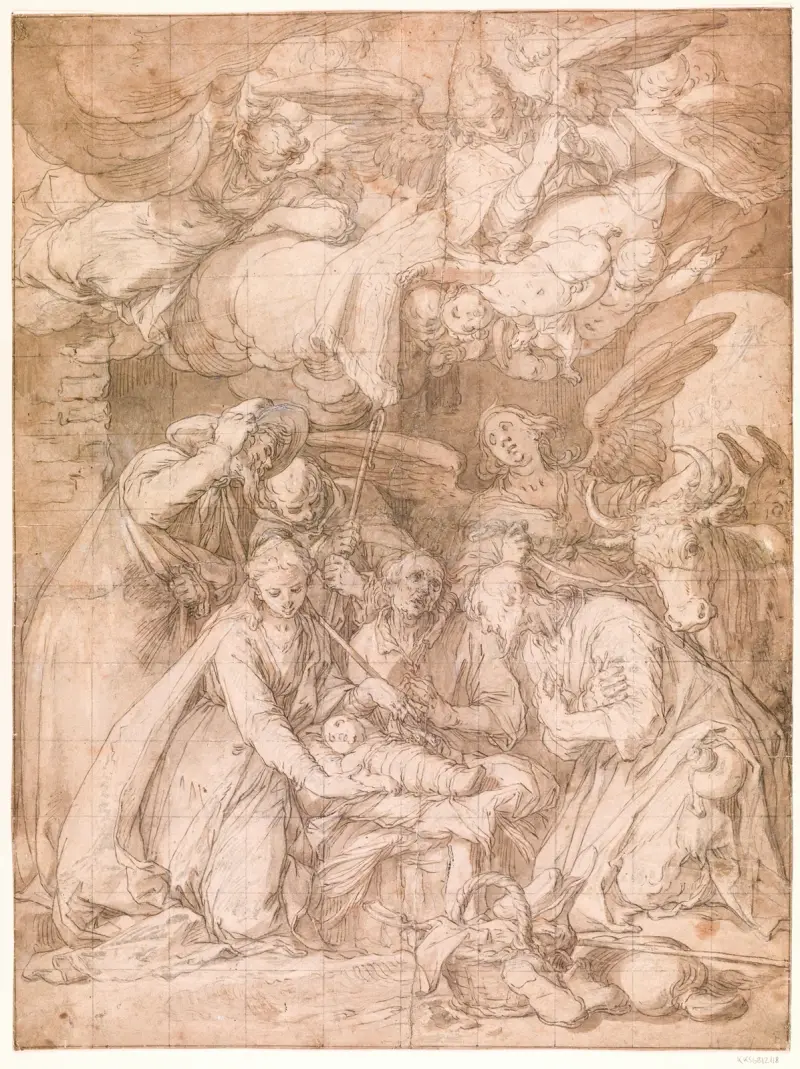 Pokłon pasterzy, Abraham Bloemaert