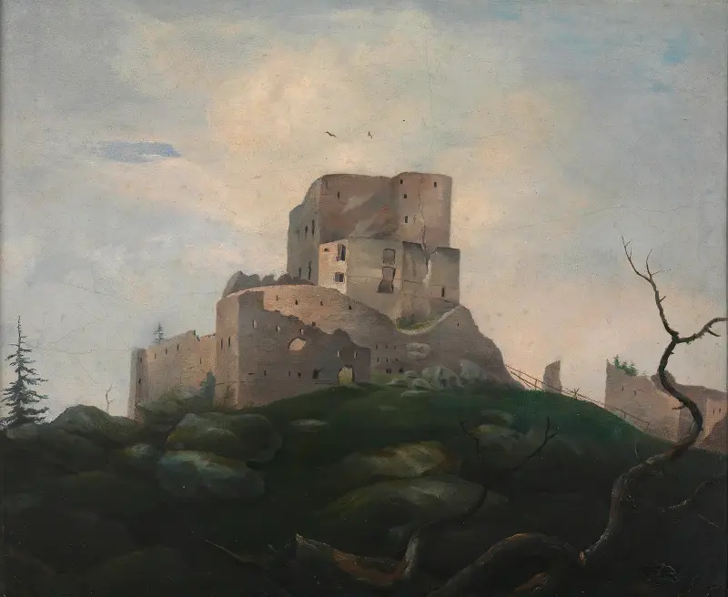 Die Ruine Wittinghausen av Adalbert Stifter