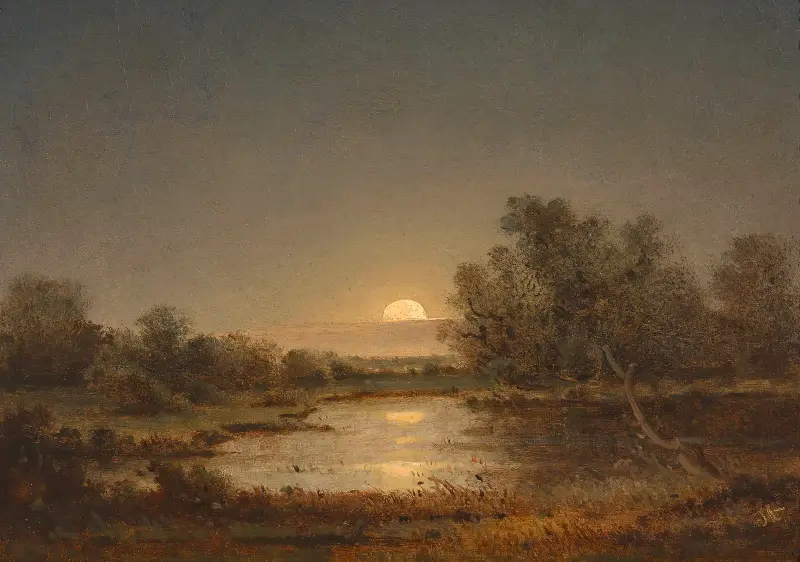 Die Strasserau bei Linz von Adalbert Stifter