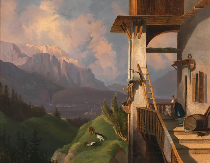 Innsbruck mit der Nordkette av Adalbert Stifter