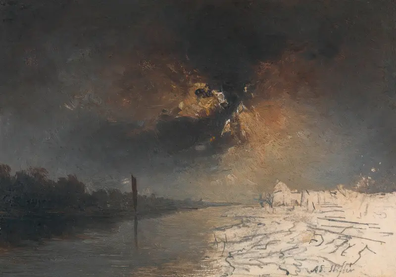 Měsíční krajina, Adalbert Stifter