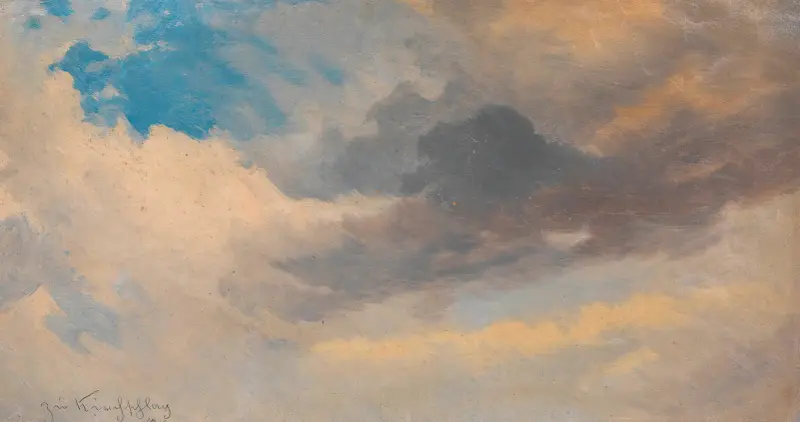Wolkenstudie (zu Kirchschlag), 1840 – Nr. 2 von Adalbert Stifter
