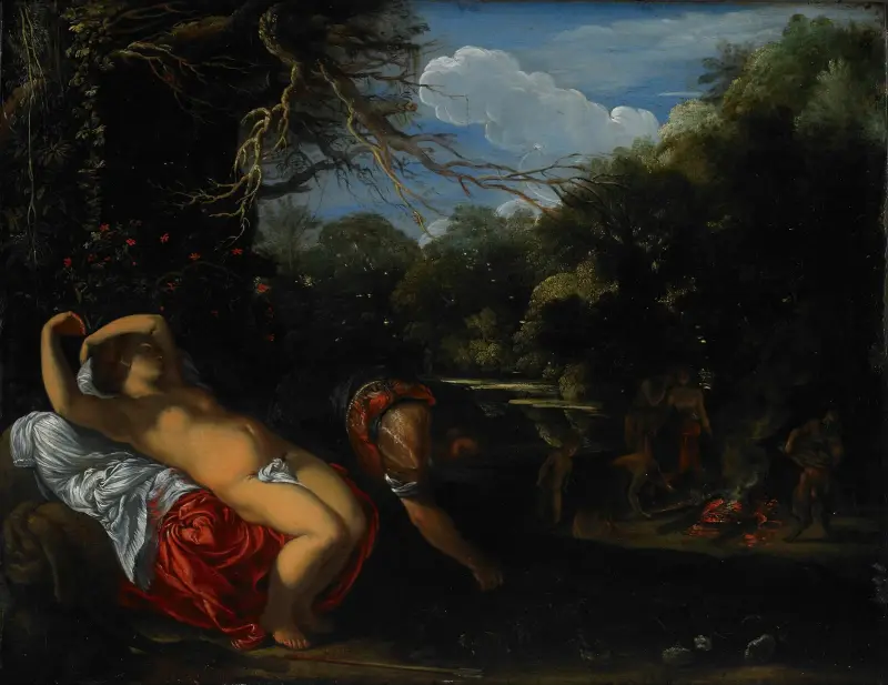Apollón a Korónis, Adam Elsheimer