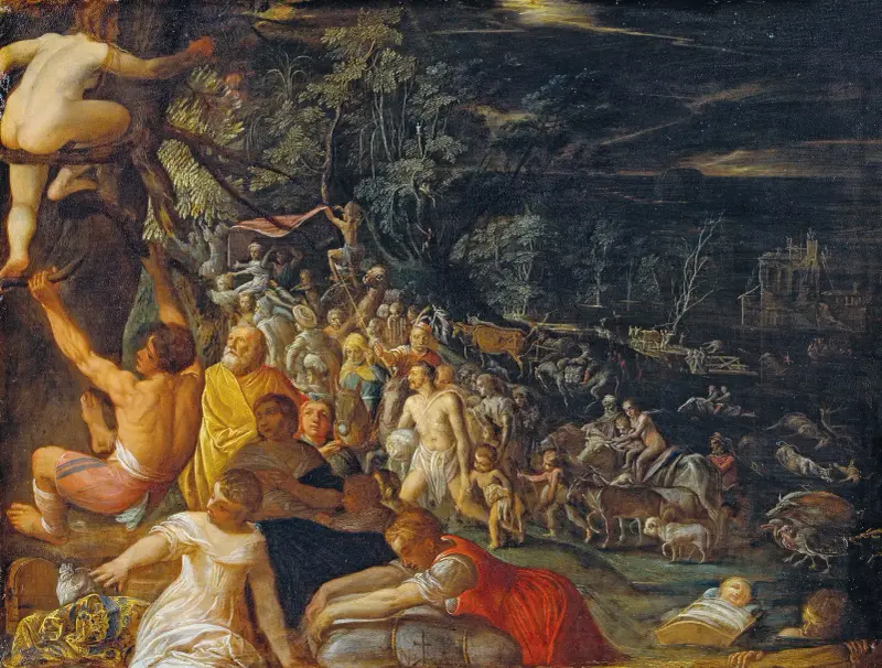 Die Sintflut von Adam Elsheimer