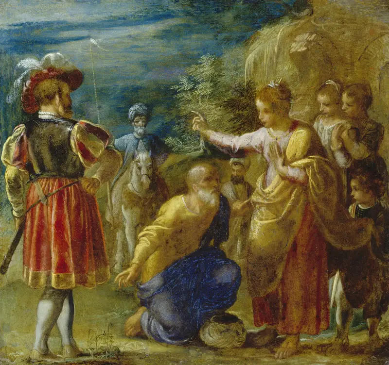 The Questioning of the Jew av Adam Elsheimer