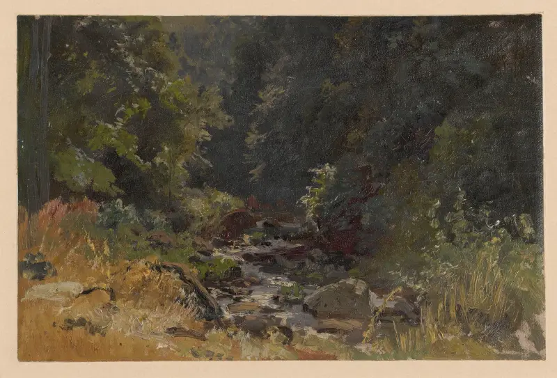 The Pełcznica Stream av Adolf Dressler