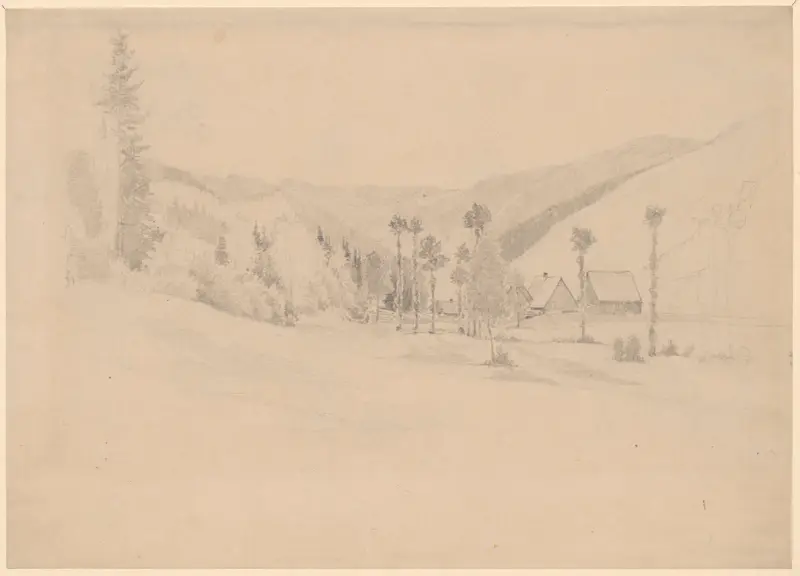 View of Sokołowsko, 1850 – nr 2 av Adolf Dressler